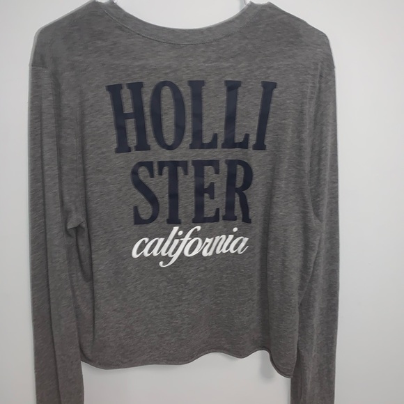 Cropped long sleeve Hollister top - Picture 2 of 2